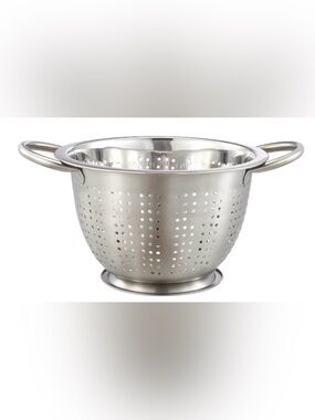 Stainless Steel 3 QT Multi-Use Strainer For Fruits & Vegetables